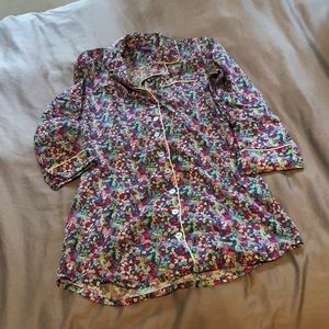 Liberty London Cotton Sleep Shirt SZ Small